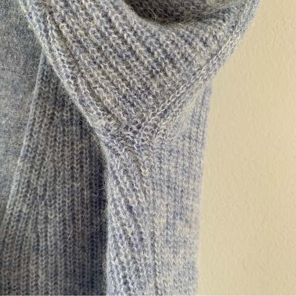 Alpaca Wool Cardigan Sweater Crop Knit Long Sleeve J Crew Size Small - Picture 6 of 8